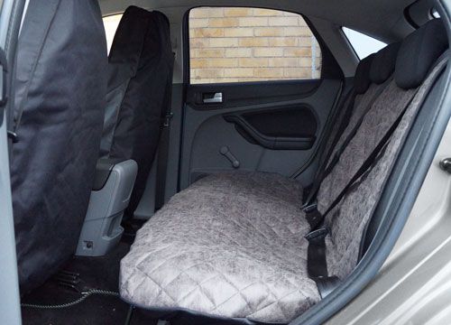 Full Set Quilted Faux Leather Seat Covers