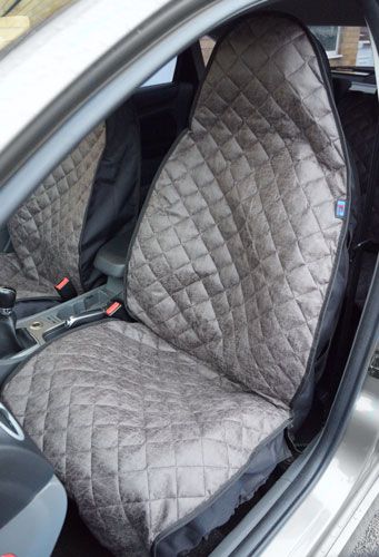 Passenger Quilted Faux Leather Seat Covers